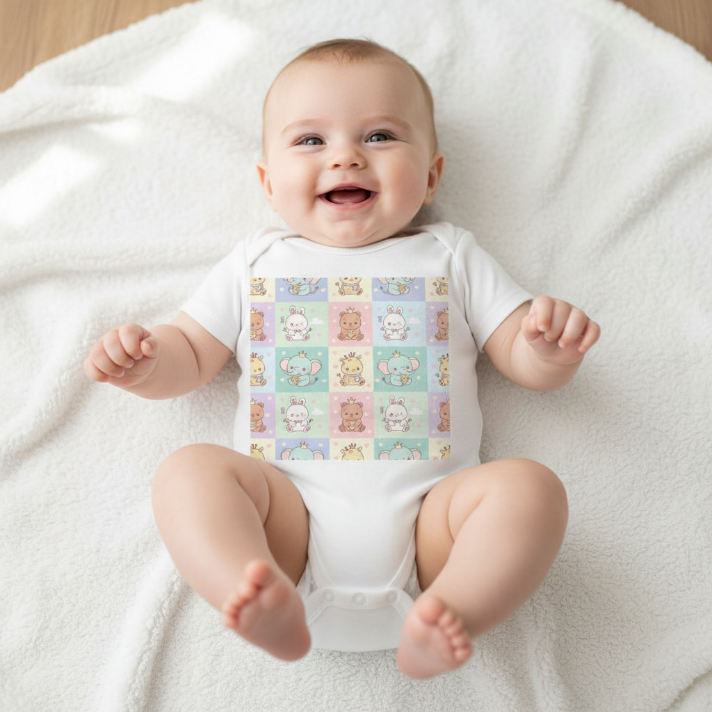 Organic cotton baby bodysuit 12-18m