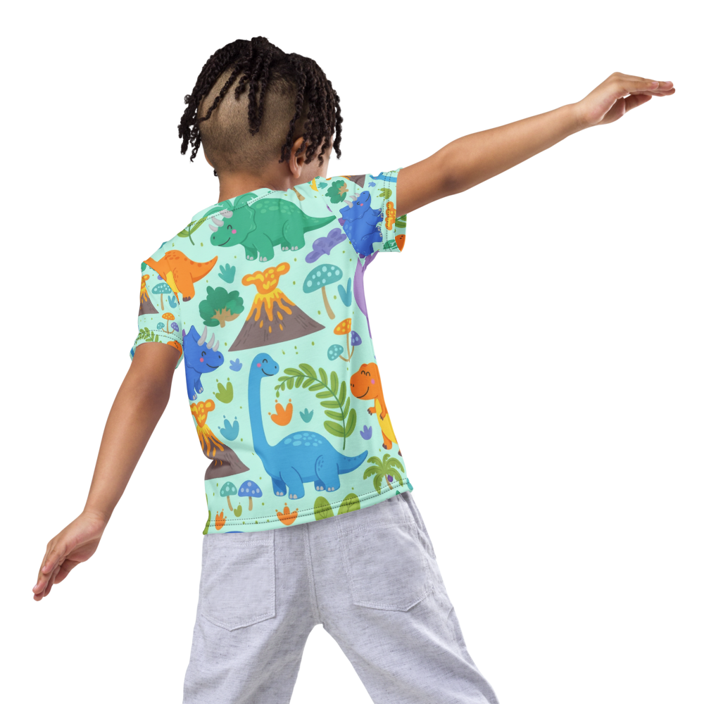 Dinosaur Adventure Kids T-Shirt 7
