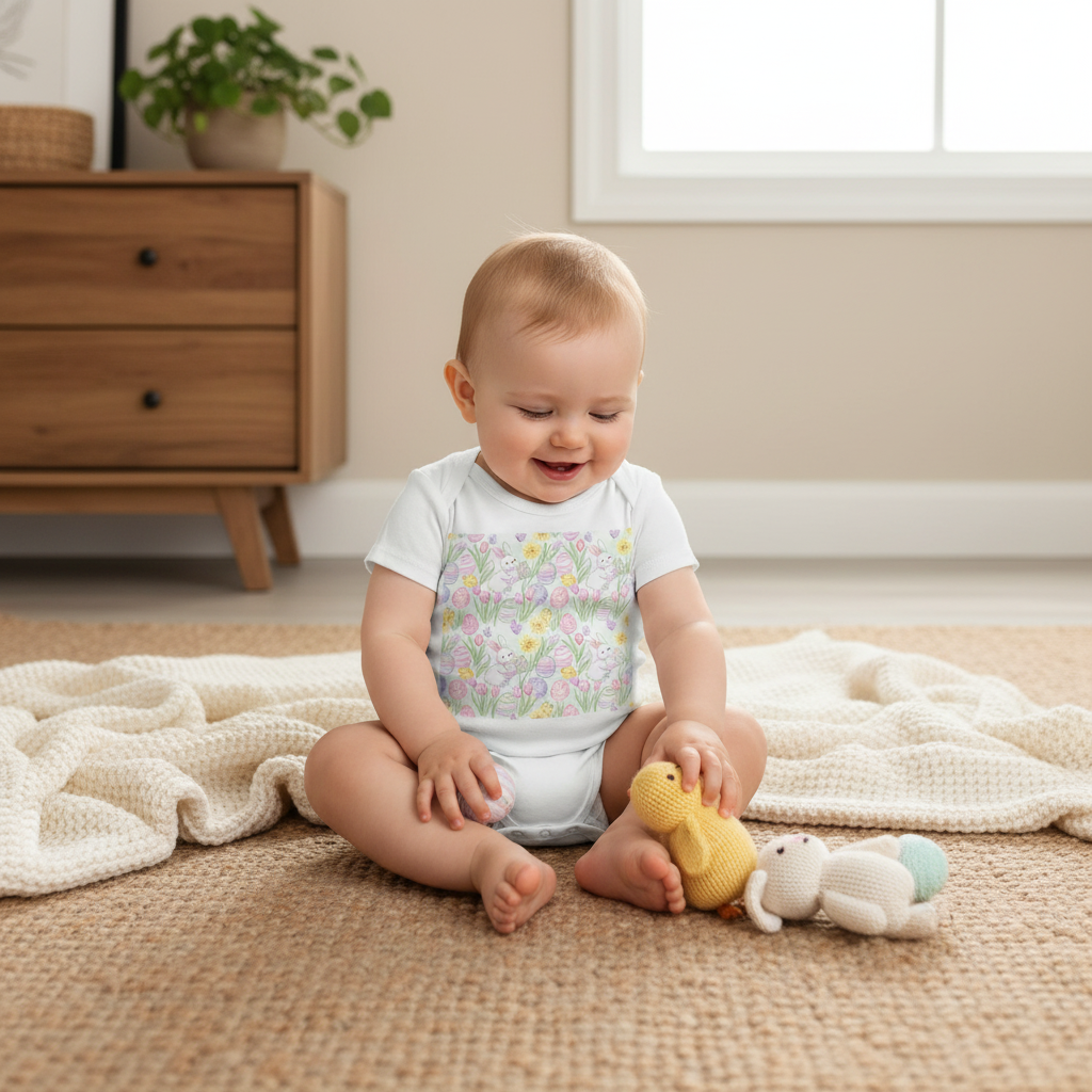 Organic cotton baby bodysuit 12-18m