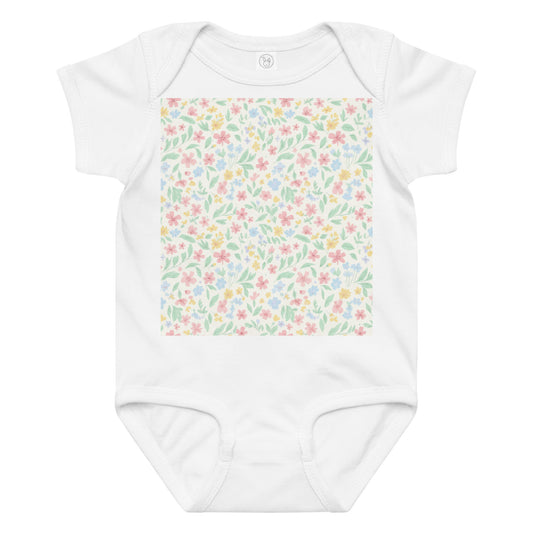 Spring Floral Baby Bodysuit