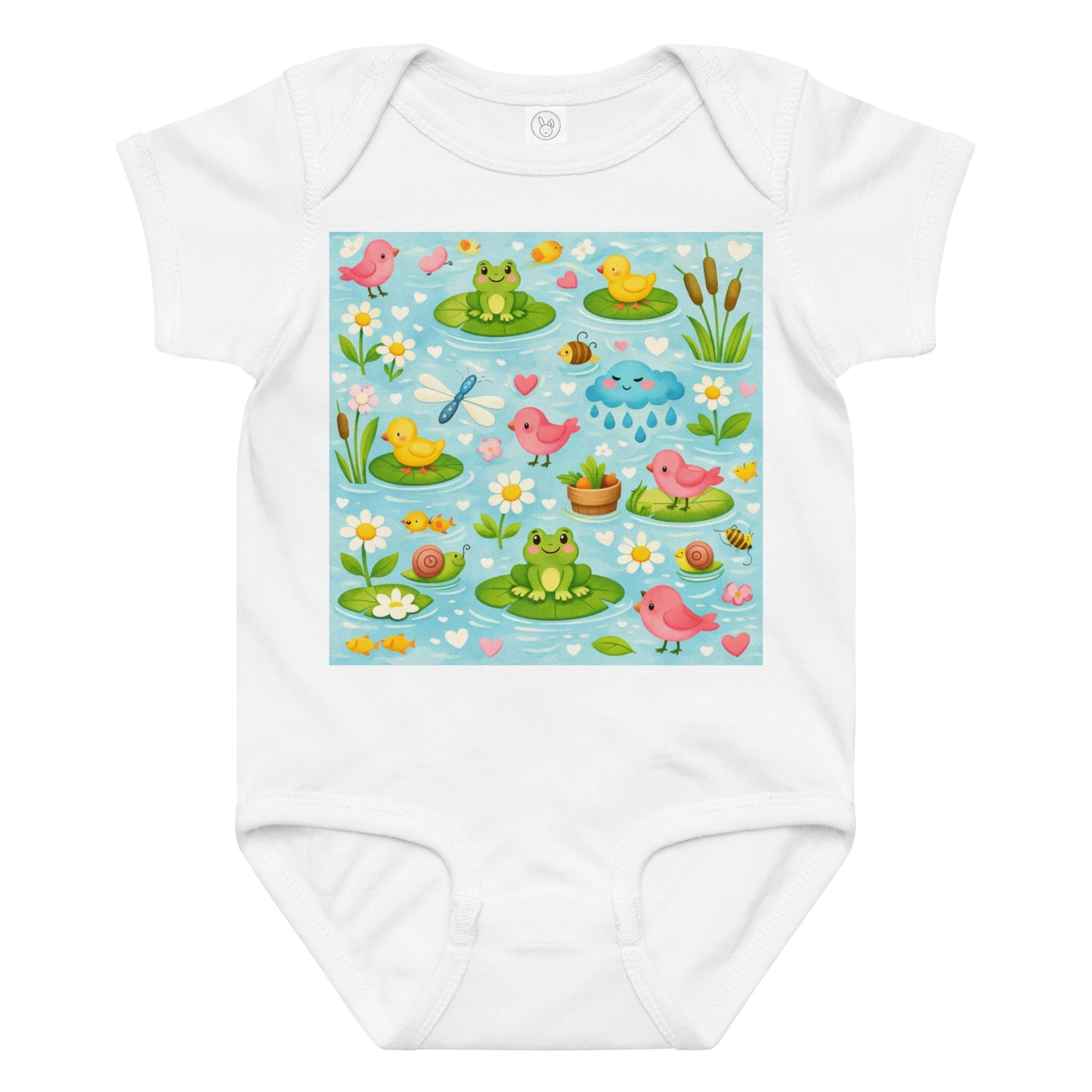 Baby Jersey Bodysuit — Soft Cotton Onesie for Infants