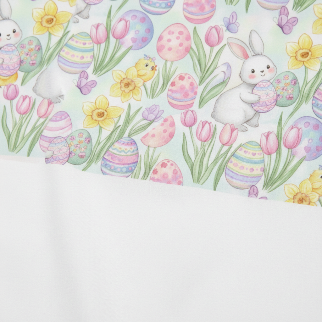 Toddler Easter T-Shirt — Cute Spring Chicks & Flowers Tee