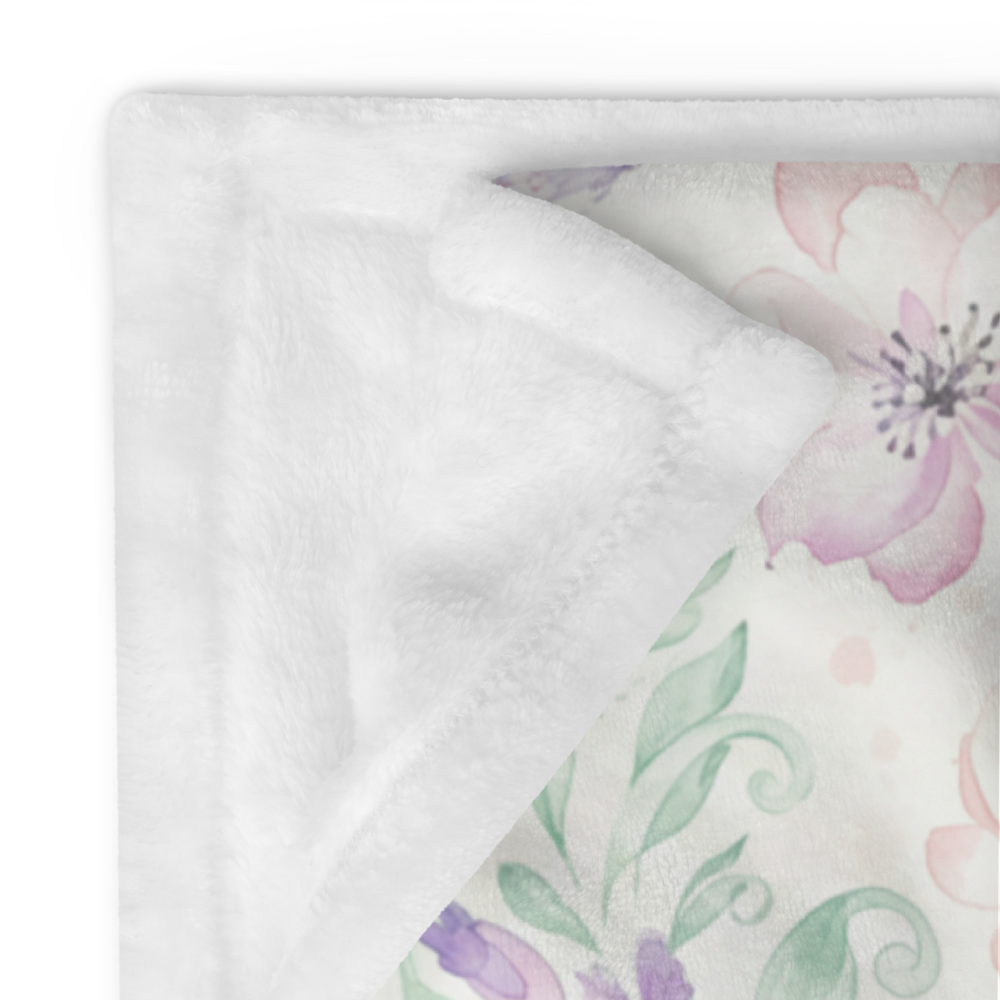 Butterfly Garden Throw Blanket 60″×80″