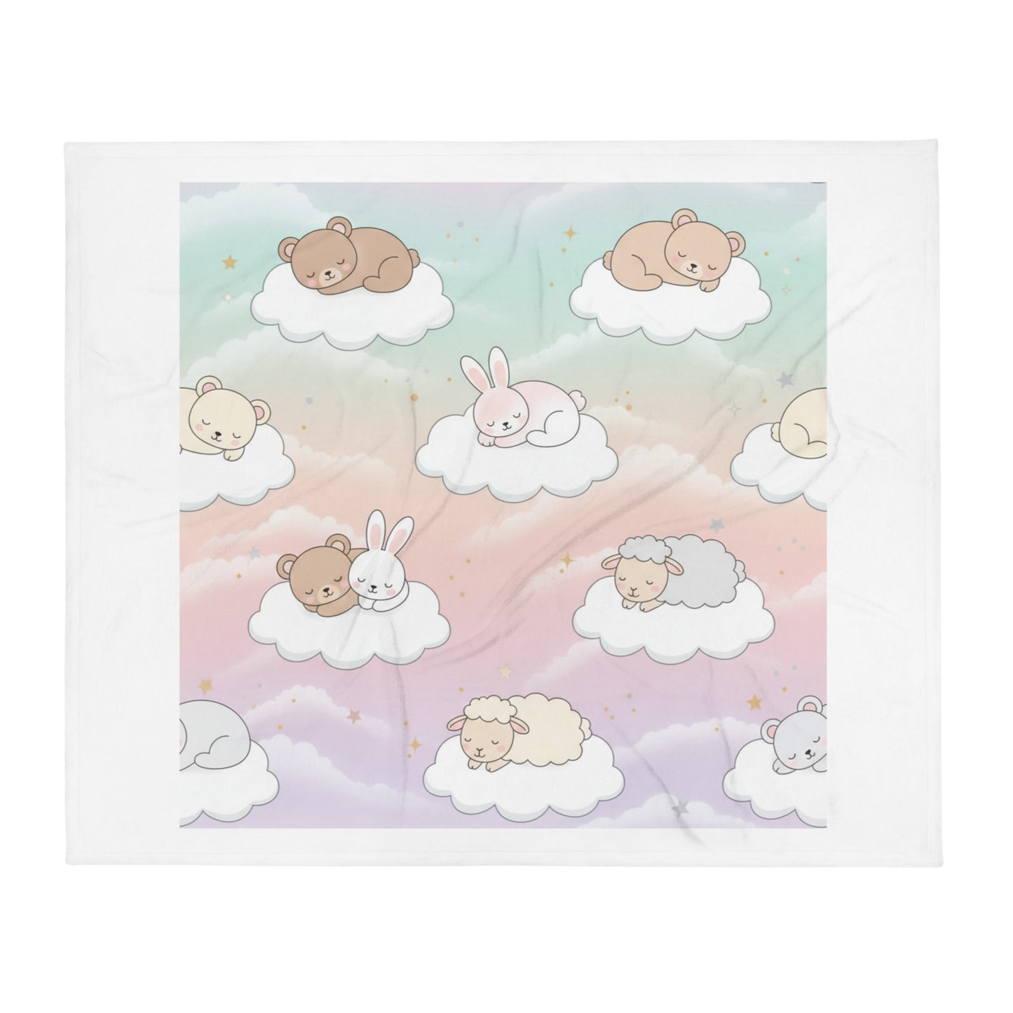 Cloud Dreams Baby Blanket 50″×60″