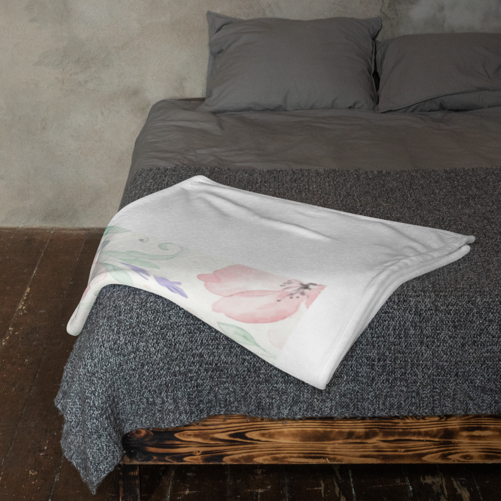 Butterfly Garden Throw Blanket 60″×80″