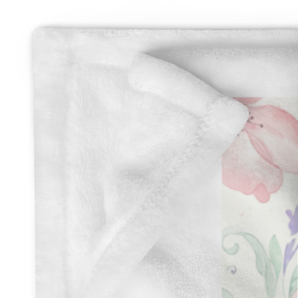 Butterfly Garden Throw Blanket 60″×80″