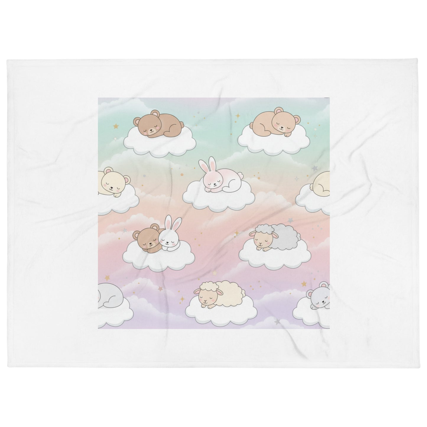 Cloud Dreams Baby Blanket 60″×80″