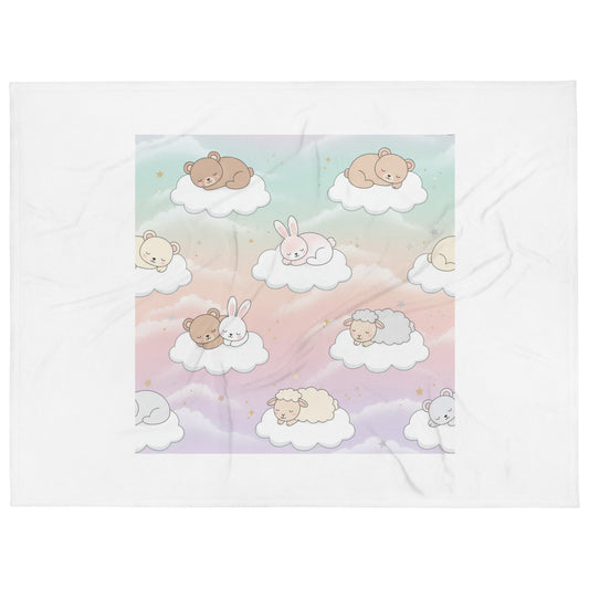 Cloud Dreams Baby Blanket 60″×80″