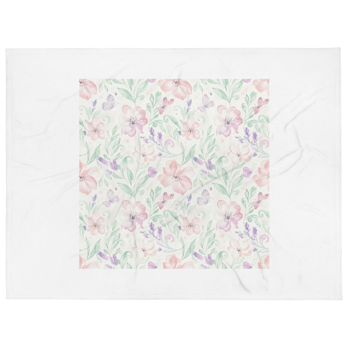 Butterfly Garden Throw Blanket 60″×80″