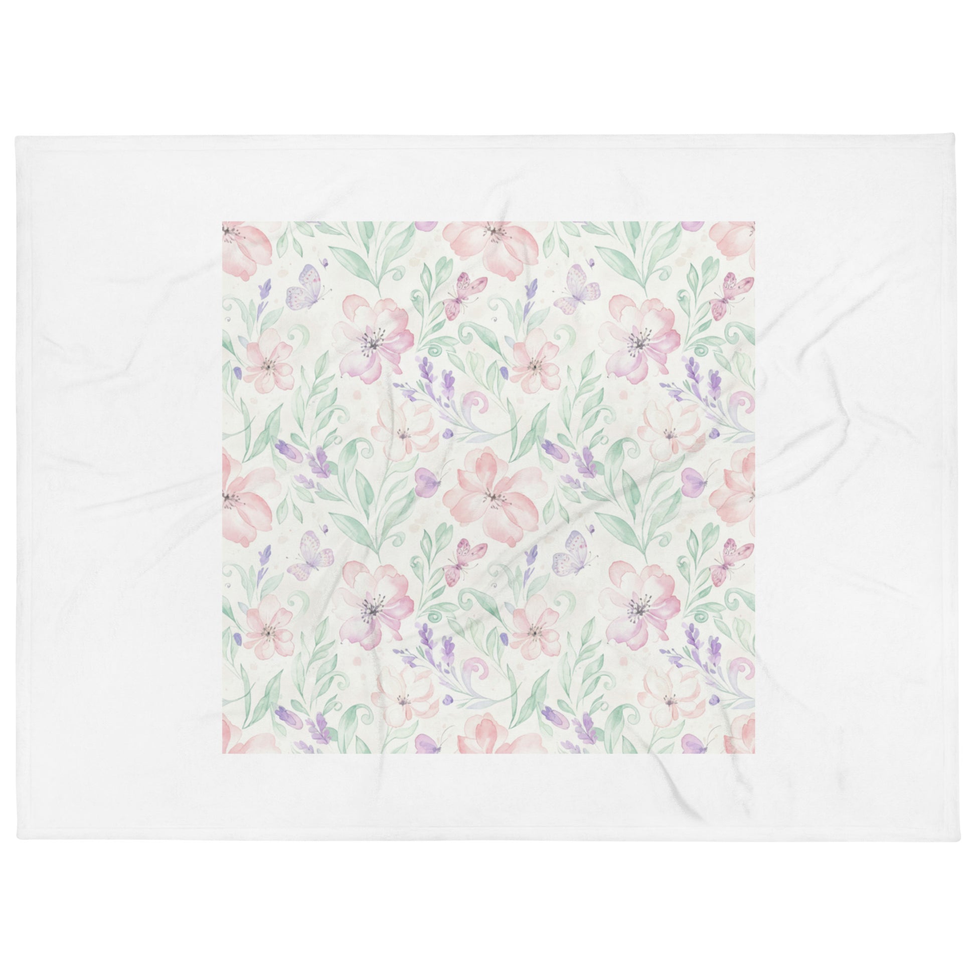 Butterfly Garden Throw Blanket 60″×80″