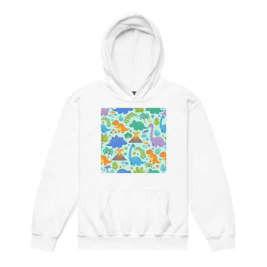 Dinosaur Print Youth Hoodie XL